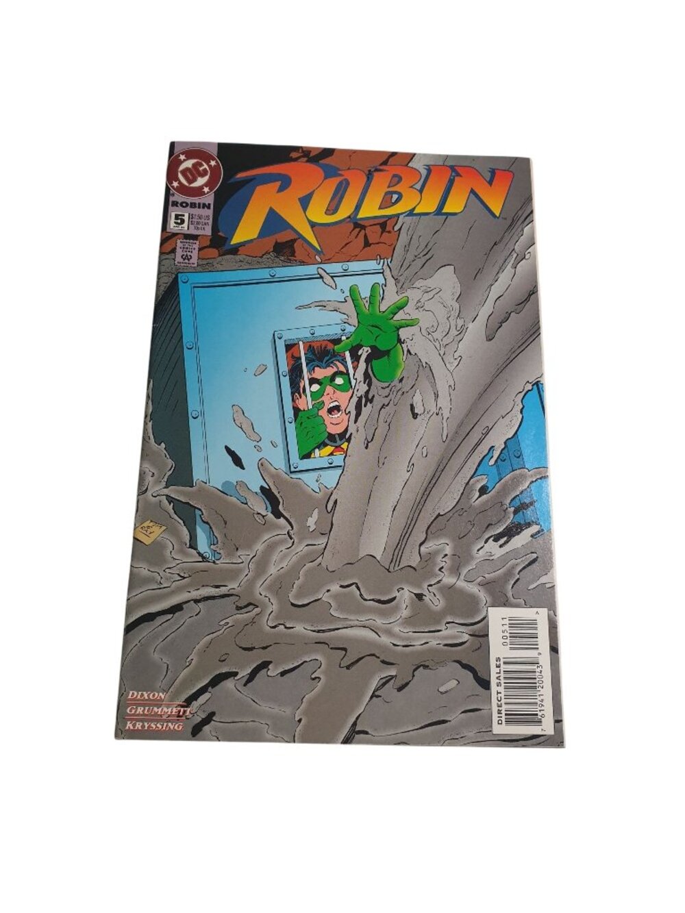 Robin Issue 5 DC Comic Book Collector April 1994 Direct Dixon Grummett Kryssing